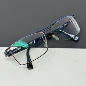 Alain Mikli Eyeglasses Al 1104 0200 Blue Brown Ma… - image 1